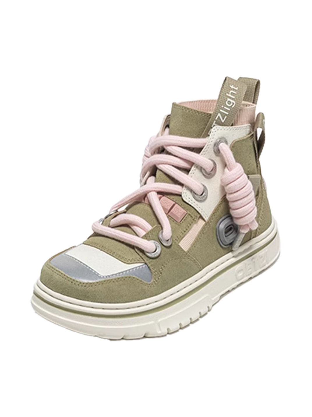 OETZI丨Ötzi Suede High-Top Platform Sneakers-Cyan - PSYLOS 1, OETZI丨Ötzi Suede High-Top Platform Sneakers-Cyan, Chunky Sneakers, OETZI, PSYLOS 1